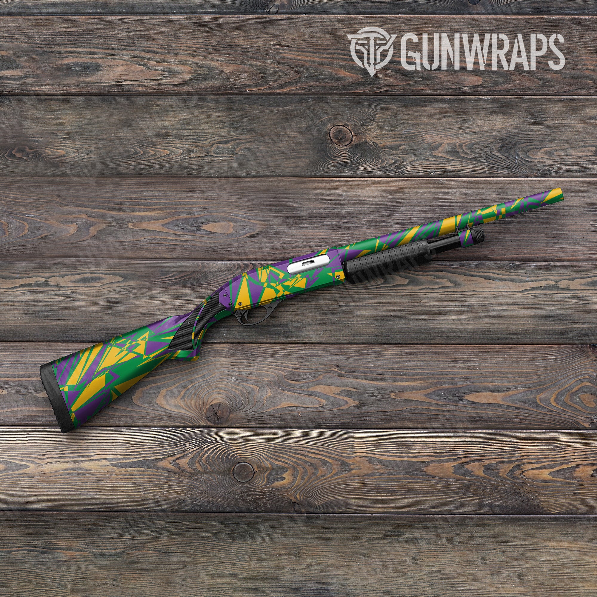 Sharp Mardi Gras Gun Skin Vinyl Wrap