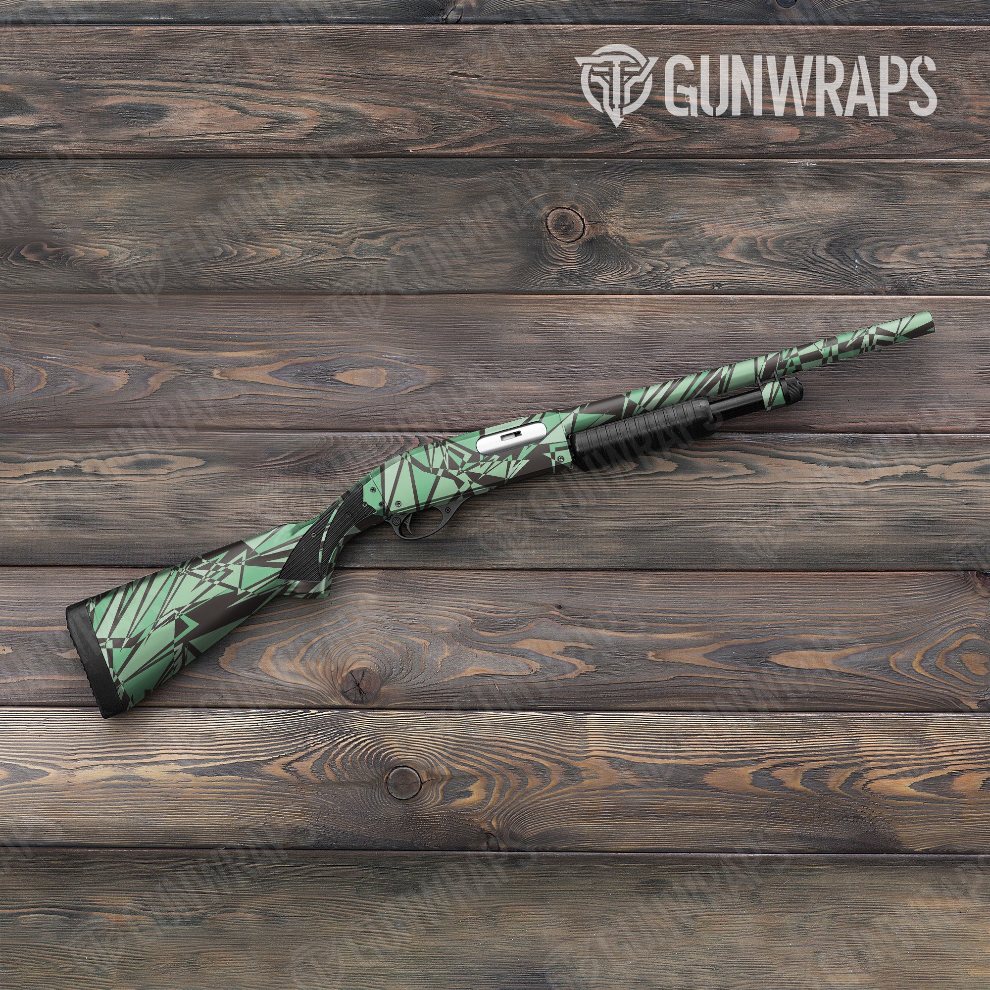 Sharp Mint Chocolate Chip Gun Skin Vinyl Wrap