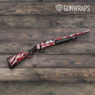 Sharp Red Tiger Gun Skin Vinyl Wrap