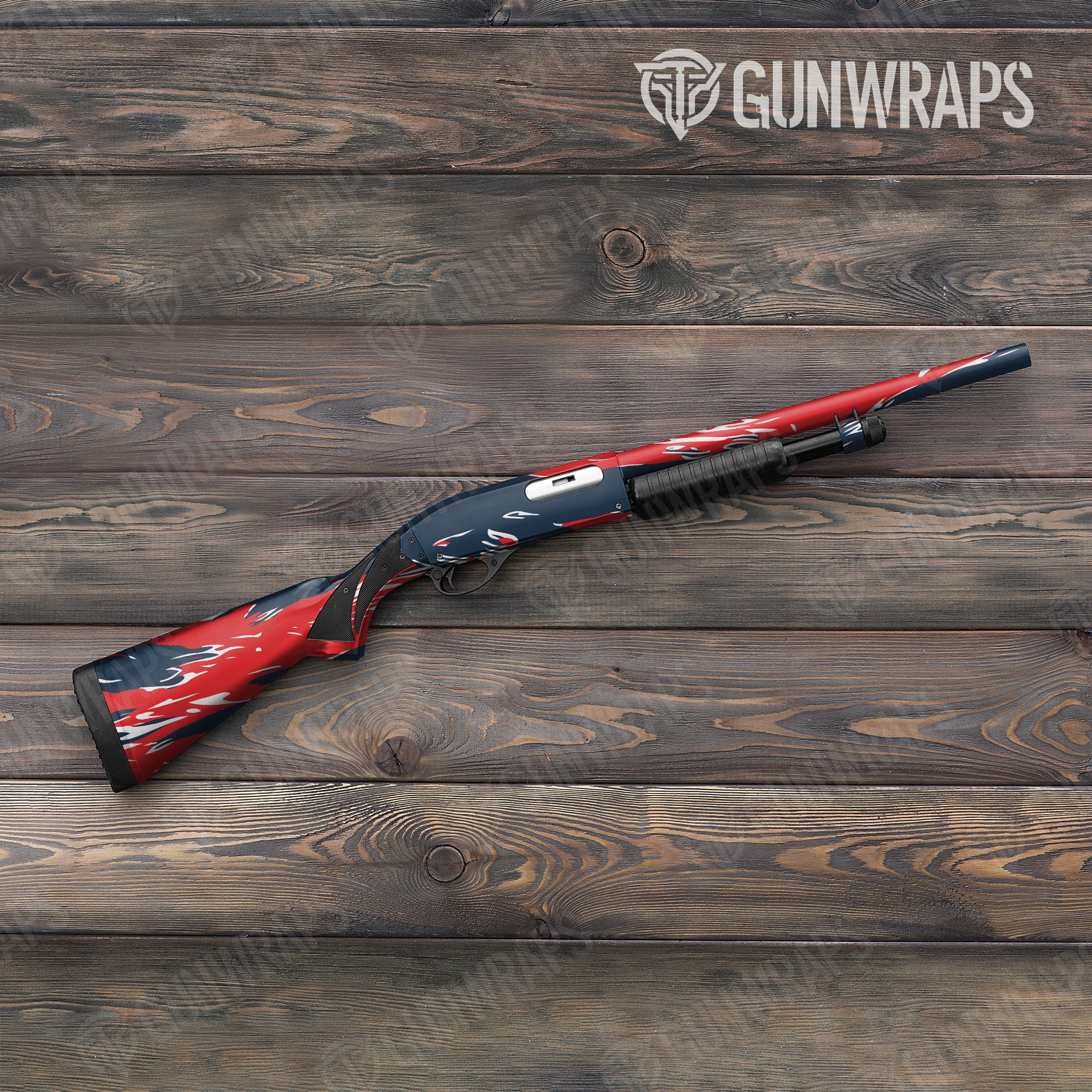 Shredded America Gun Skin Vinyl Wrap
