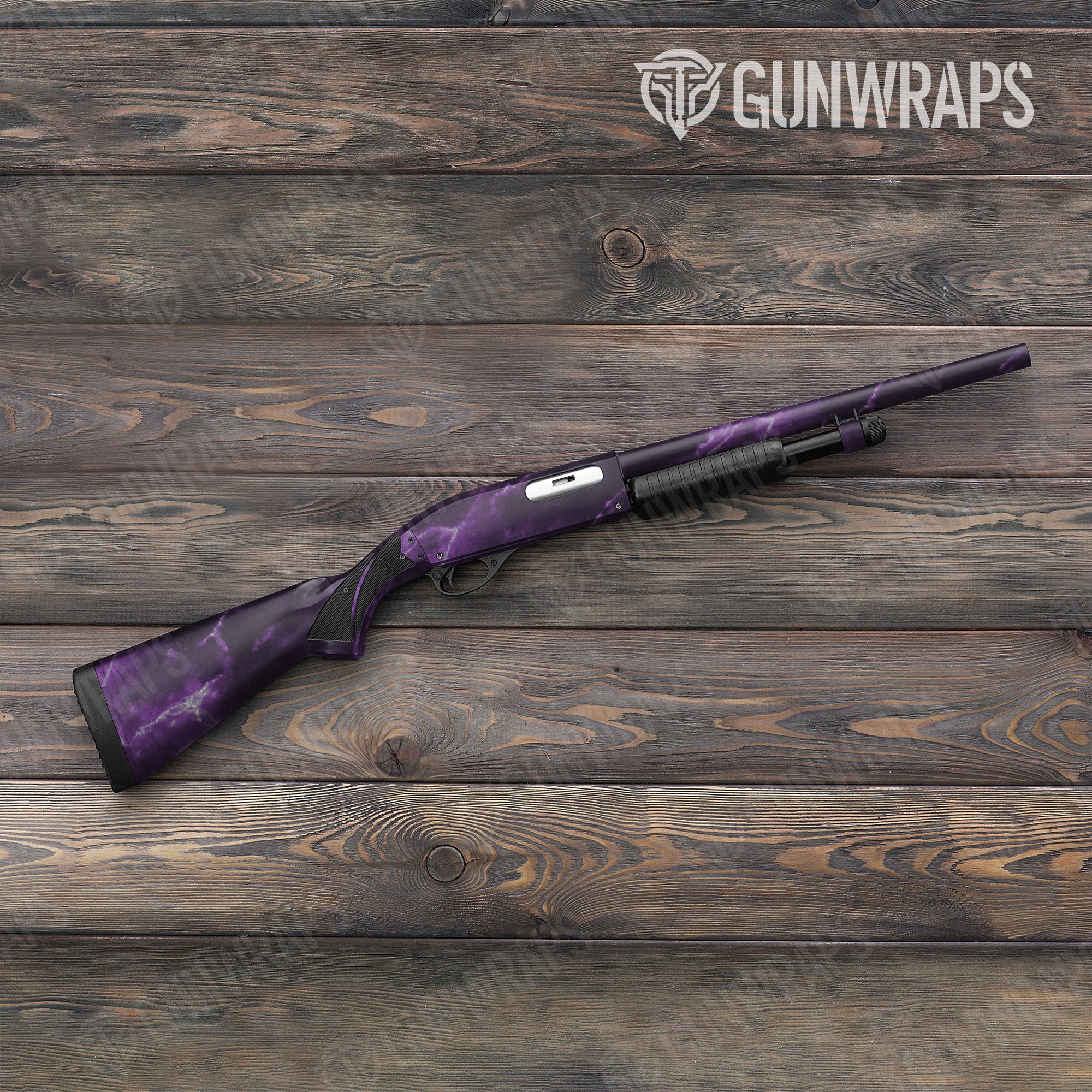 Stone Amethyst Marble Gun Skin Vinyl Wrap