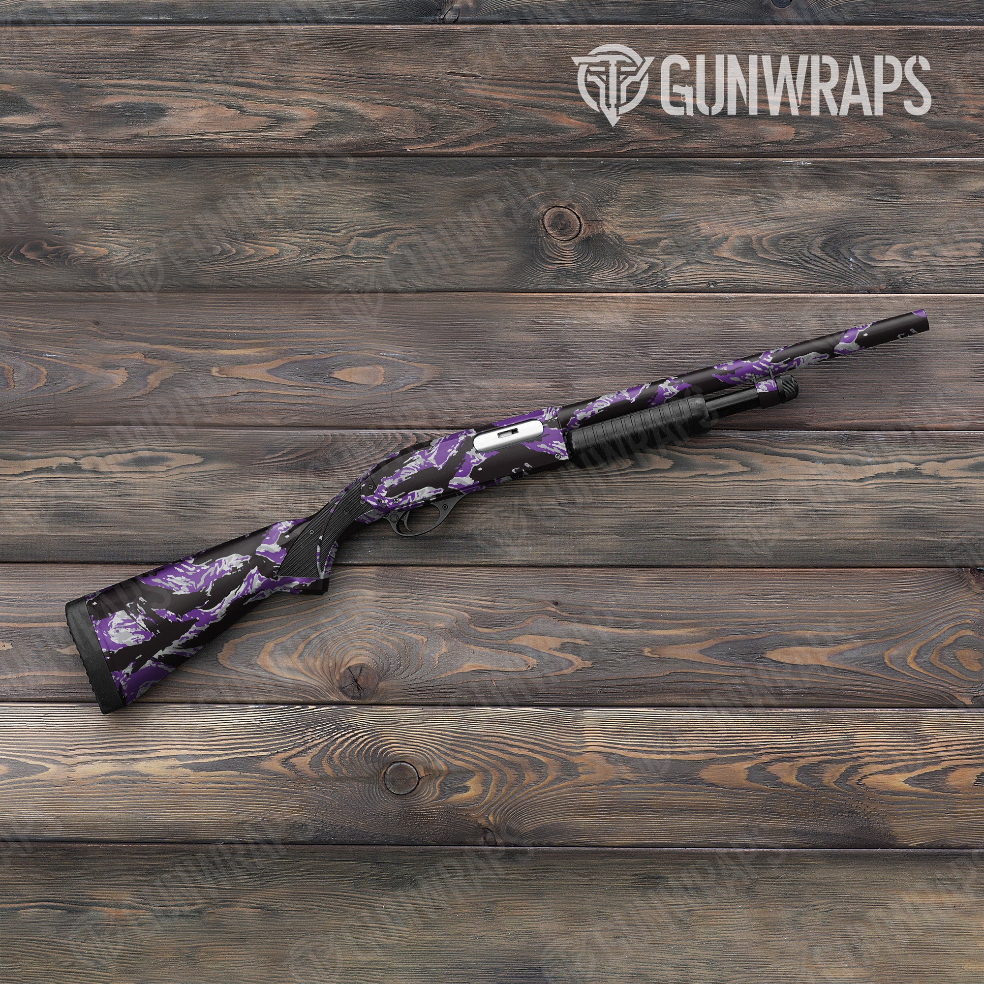 Vietnam Tiger Stripe Purple Tiger Gun Skin Vinyl Wrap