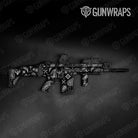 Bandana Black And White Gun Skin Vinyl Wrap