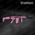 Bandana Pink And White Gun Skin Vinyl Wrap