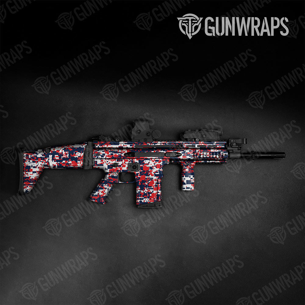 Digital America Gun Skin Vinyl Wrap