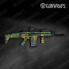 Digital Mardi Gras Gun Skin Vinyl Wrap