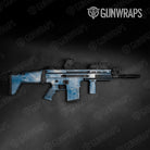 Galaxy Light Blue Gun Skin Vinyl Wrap