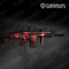 Galaxy Red Gun Skin Vinyl Wrap
