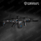 Hex DNA Blue Gun Skin Vinyl Wrap