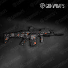 Hex DNA Orange Gun Skin Vinyl Wrap
