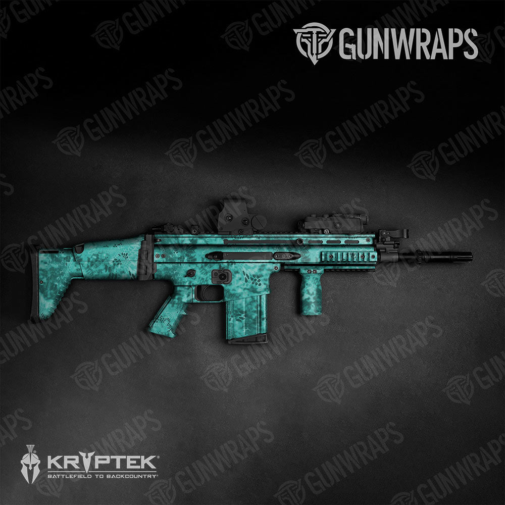 Kryptek Tiffany Blue Gun Skin Vinyl Wrap