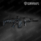 Paintball Blue Tiger Gun Skin Vinyl Wrap