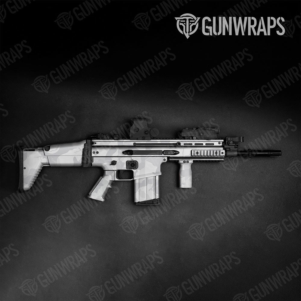 Ragged Elite White Gun Skin Vinyl Wrap