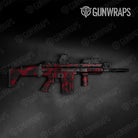 Ragged Vampire Red Gun Skin Vinyl Wrap