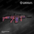 Realtree WAV3 Red Blue Gun Skin Vinyl Wrap