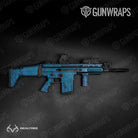 Realtree WAV3 Standard Blue Gun Skin Vinyl Wrap