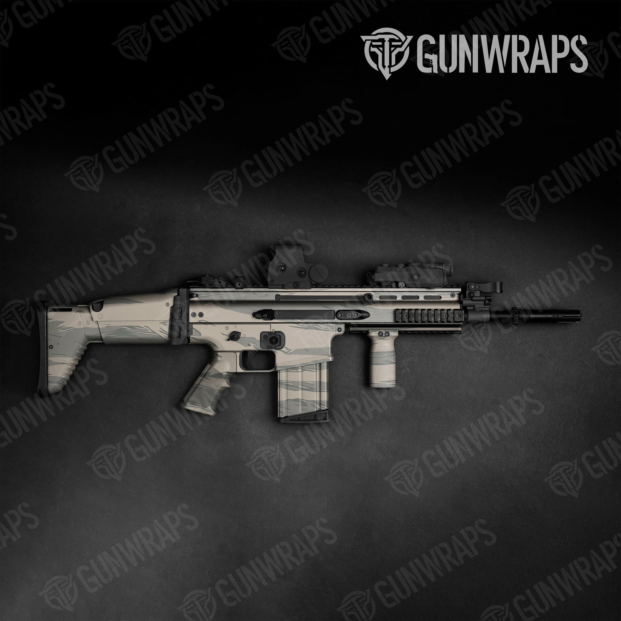 Shredded Army Gun Skin Vinyl Wrap