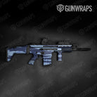 Shredded Blue Urban Night Gun Skin Vinyl Wrap