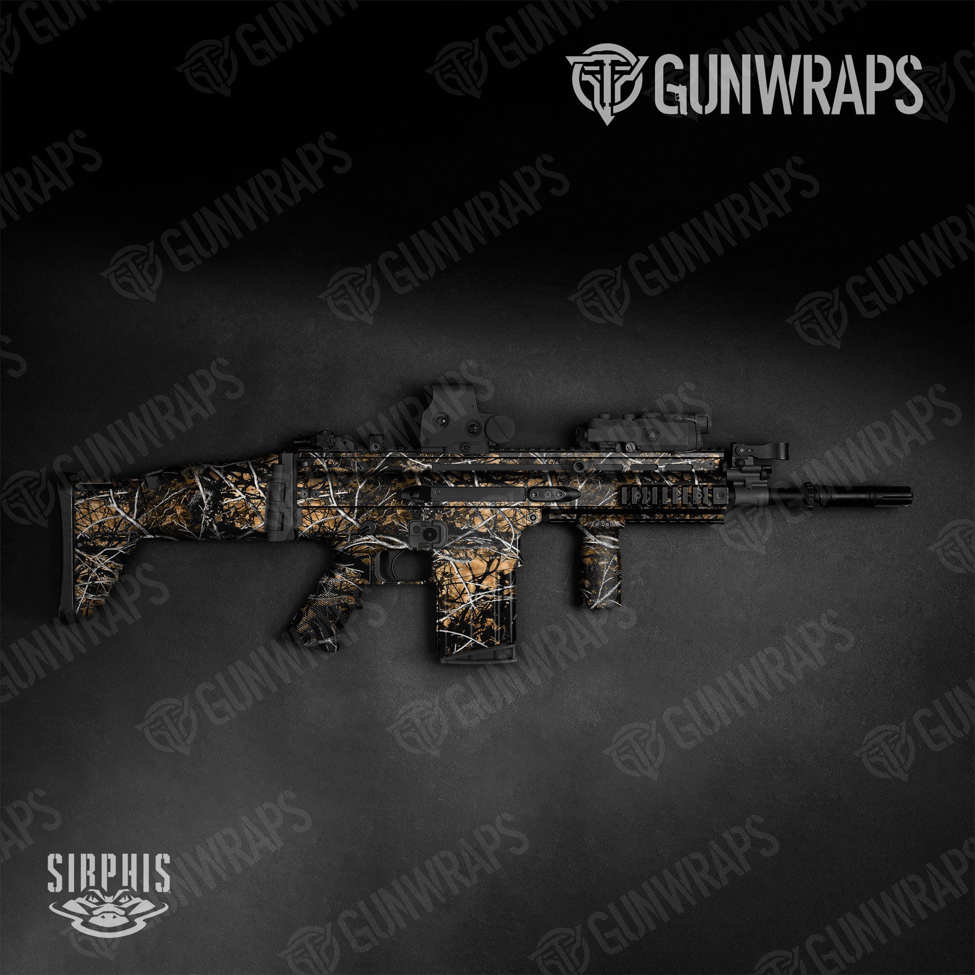 Sirphis Outshine Gun Skin Vinyl Wrap