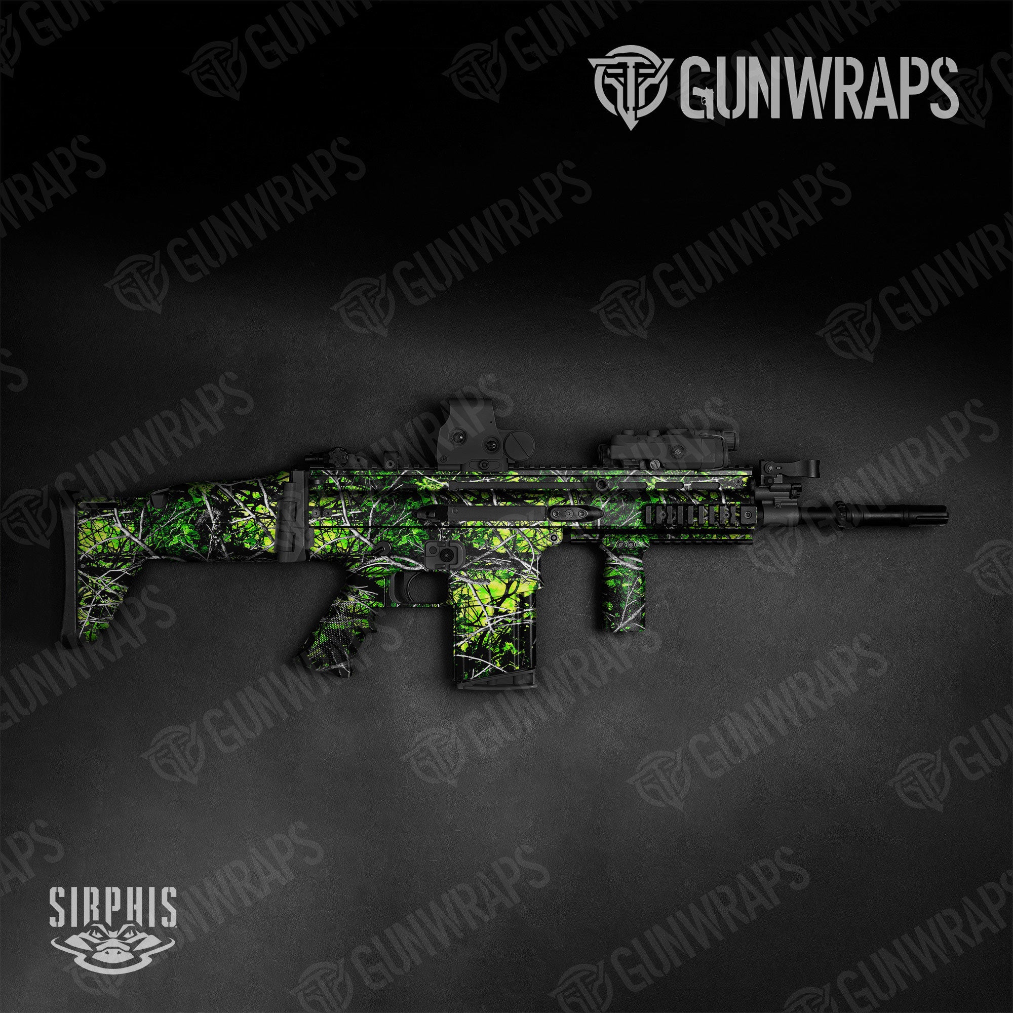 Sirphis Toxic Gun Skin Vinyl Wrap