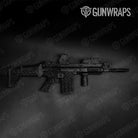 Skull Grayscale Gun Skin Vinyl Wrap