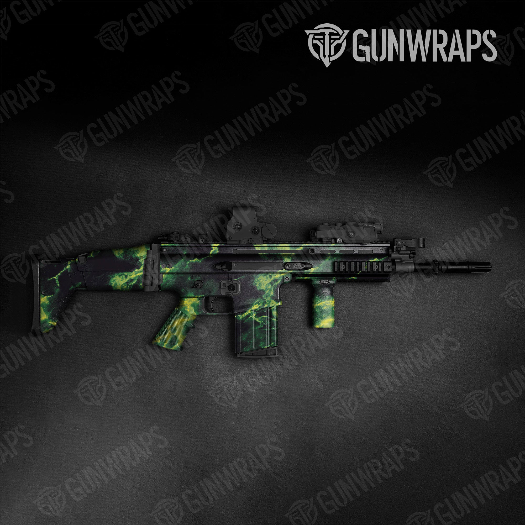 Stone Toxic Waste Marble Gun Skin Vinyl Wrap