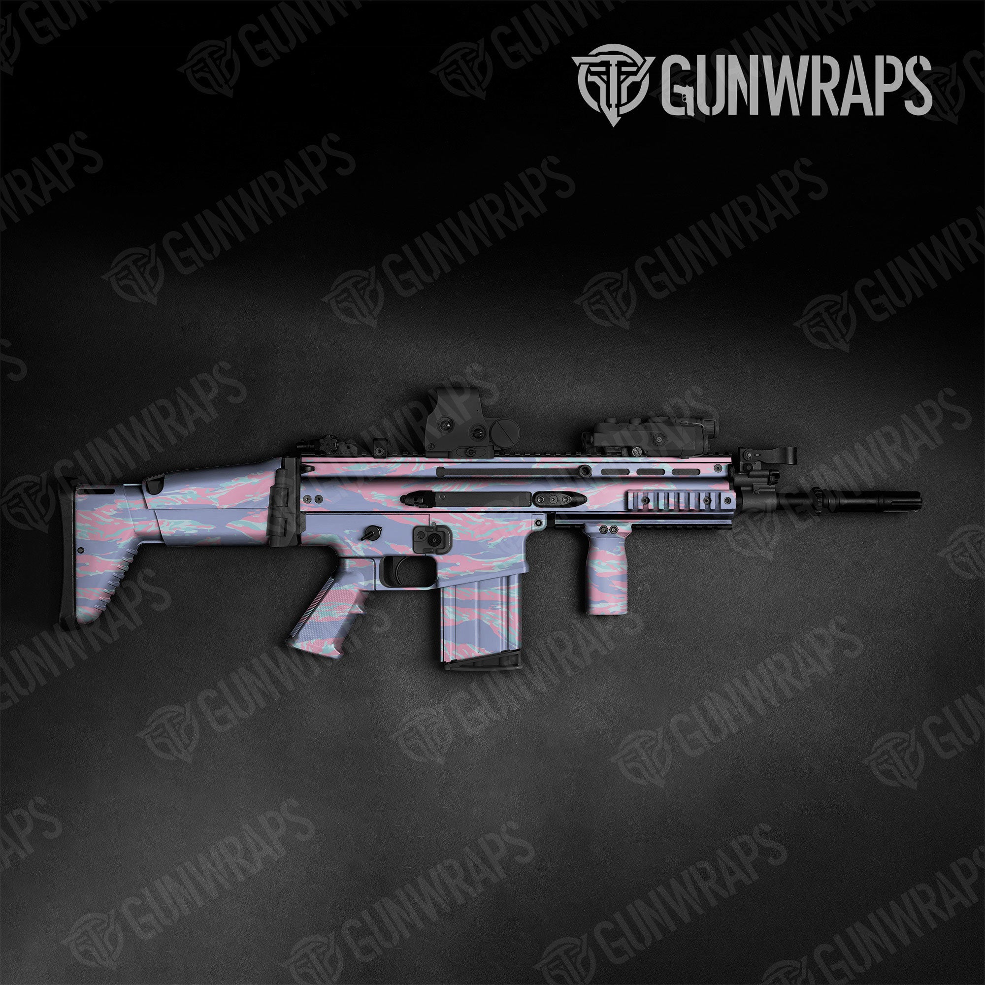 Vietnam Tiger Stripe Cotton Candy Gun Skin Vinyl Wrap