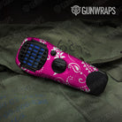 Bandana Magenta And White Gun Skin Vinyl Wrap