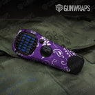 Bandana Purple And White Gun Skin Vinyl Wrap