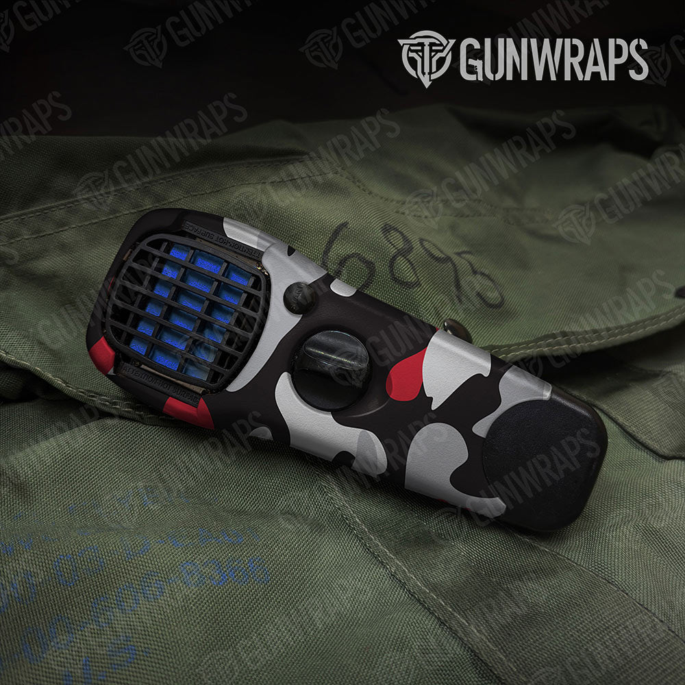 Classic Red Tiger Gun Skin Vinyl Wrap