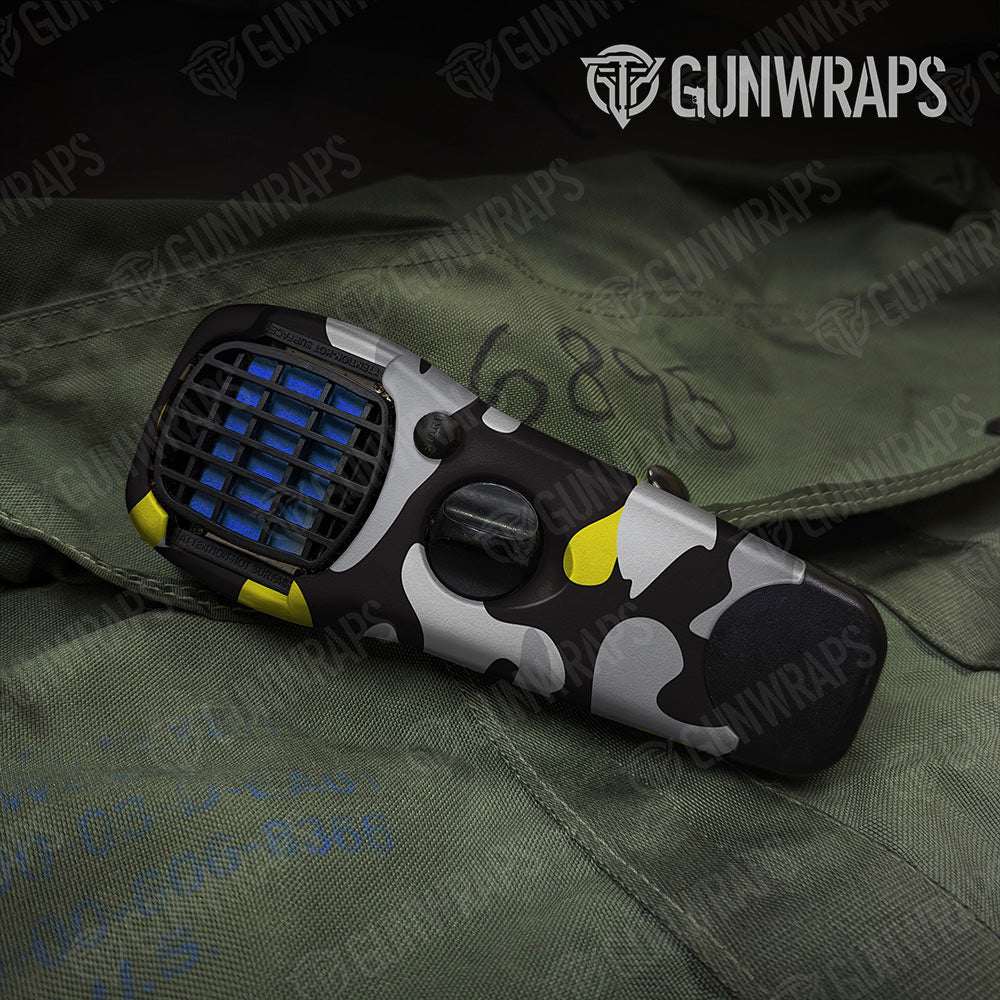 Classic Yellow Tiger Gun Skin Vinyl Wrap