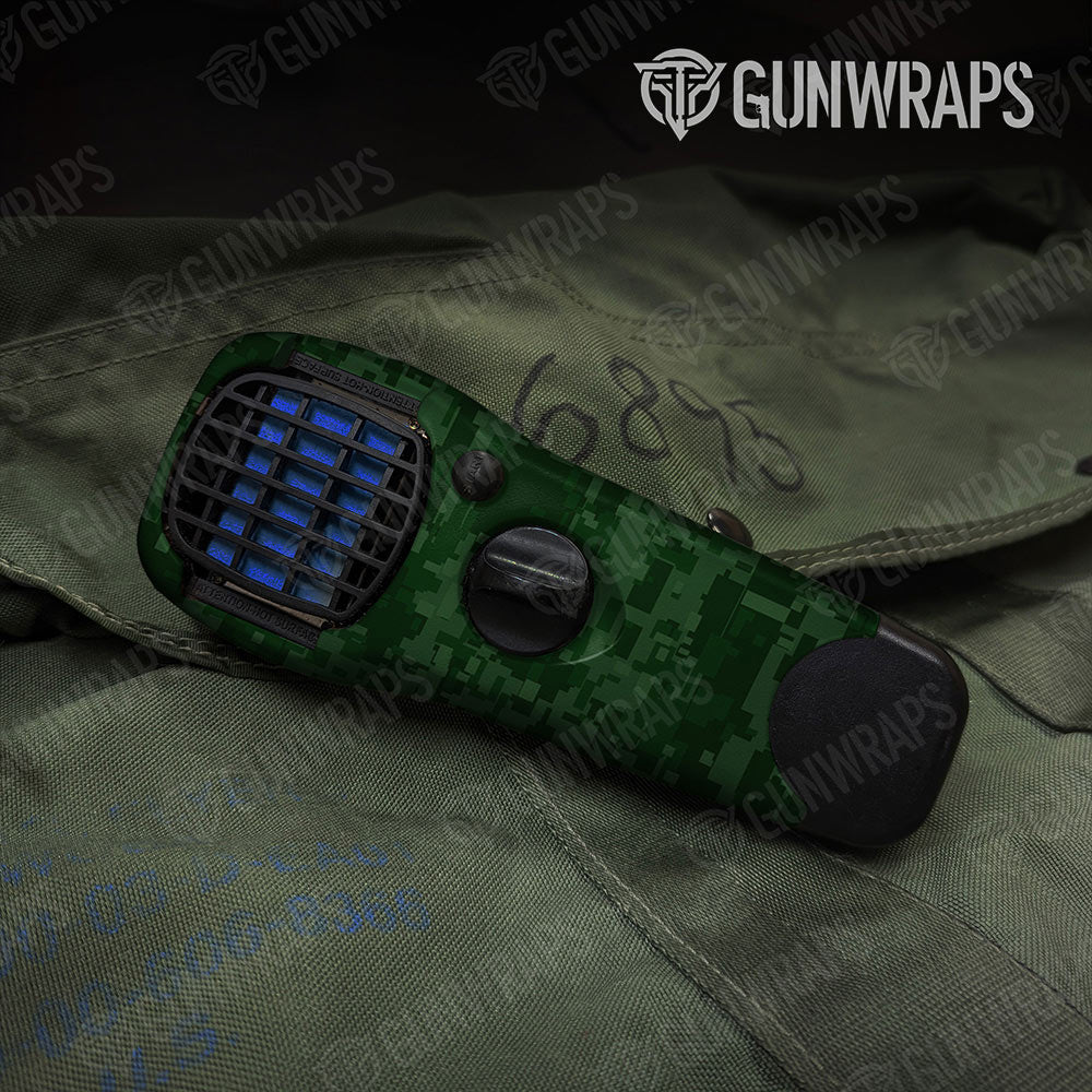 Digital Elite Green Gun Skin Vinyl Wrap