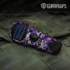 Digital Purple Tiger Gun Skin Vinyl Wrap