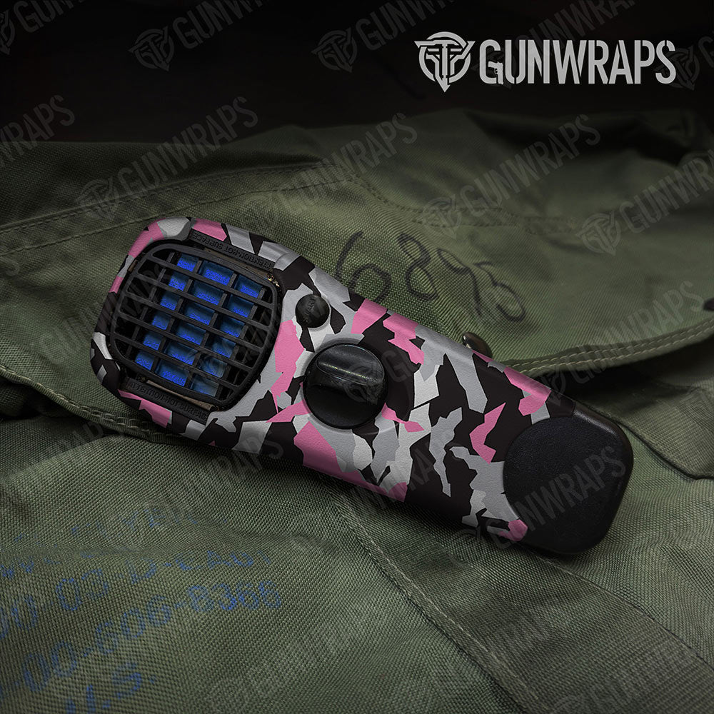 Erratic Pink Tiger Gun Skin Vinyl Wrap