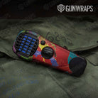 Paint Splatter Red Gun Skin Vinyl Wrap