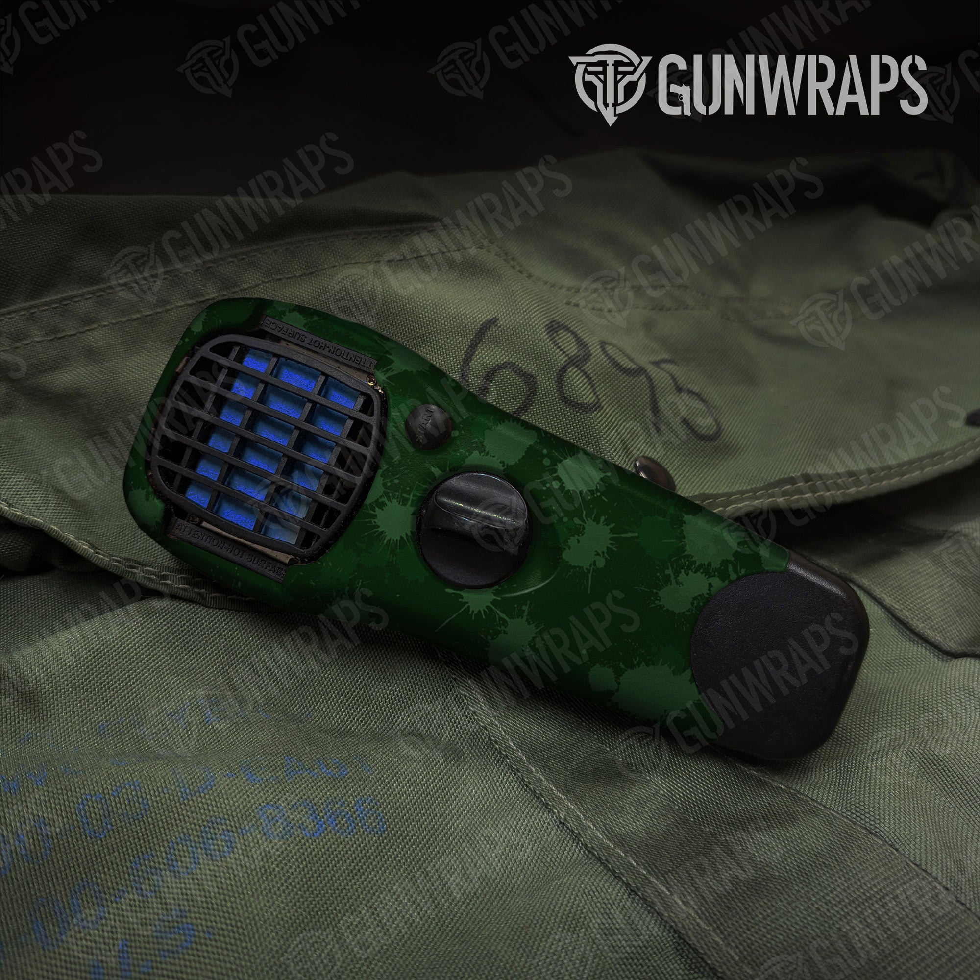 Paintball Elite Green Gun Skin Vinyl Wrap