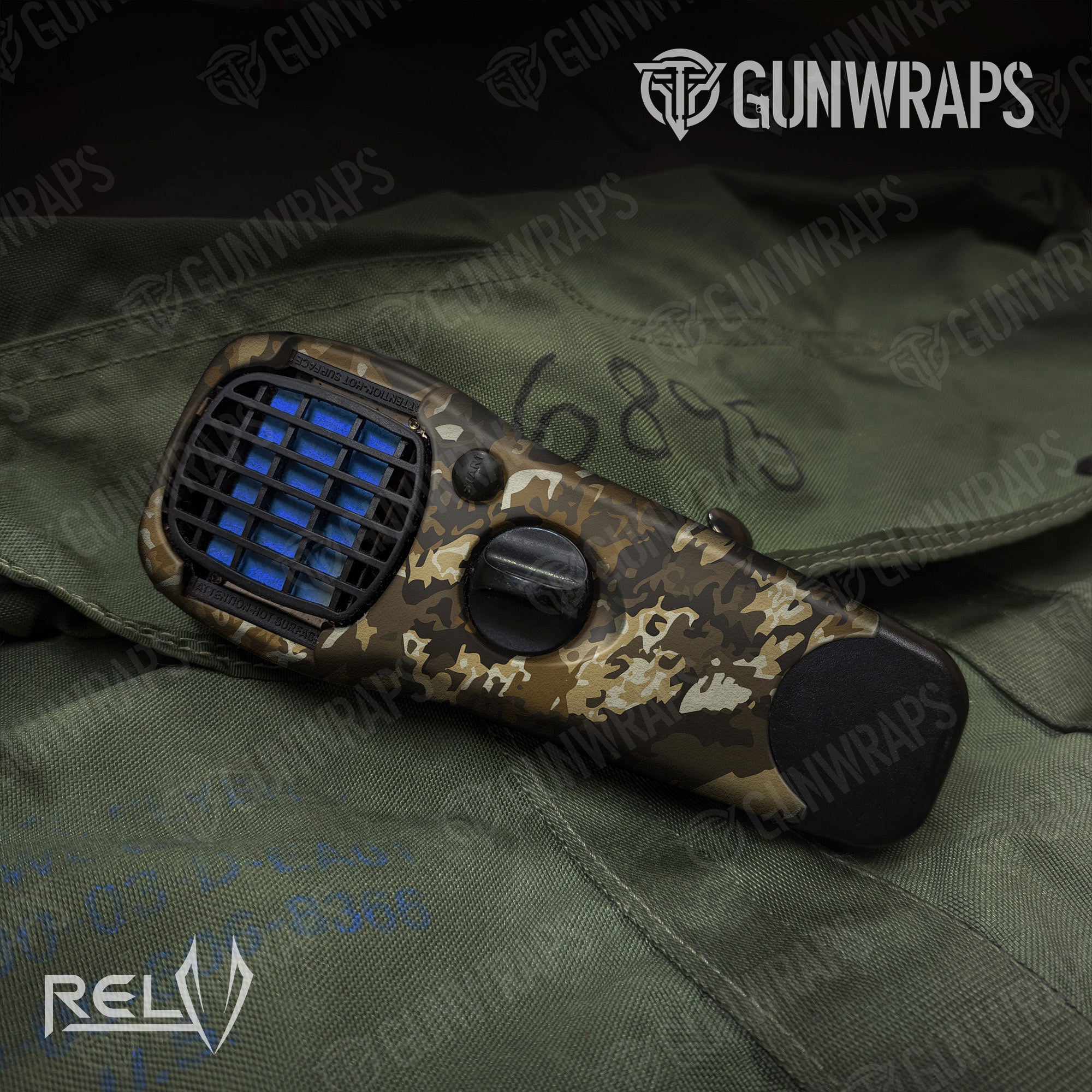 RELV Harvester Gun Skin Vinyl Wrap