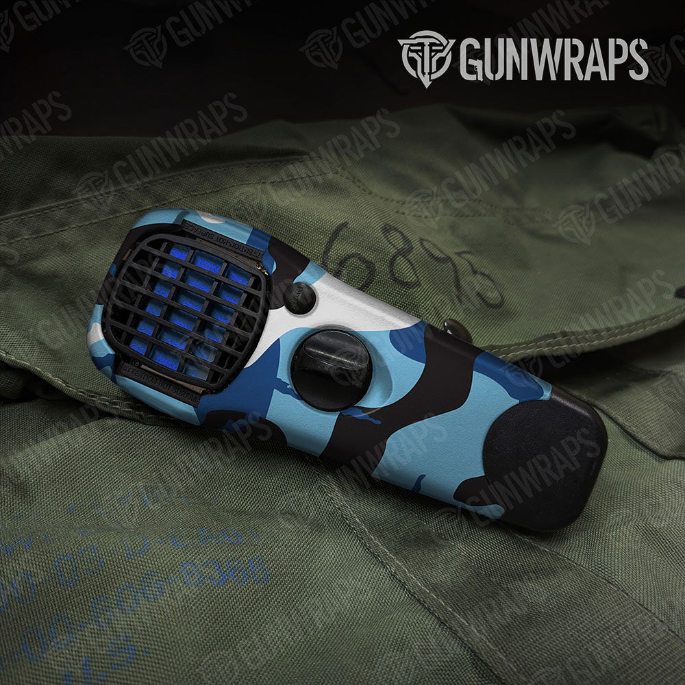 Ragged Baby Blue Gun Skin Vinyl Wrap