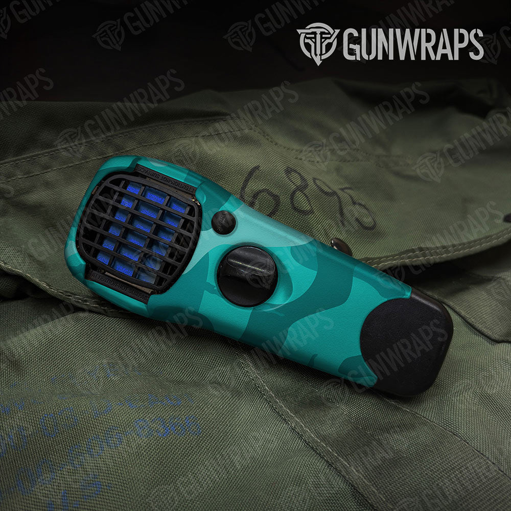 Ragged Elite Tiffany Blue Gun Skin Vinyl Wrap