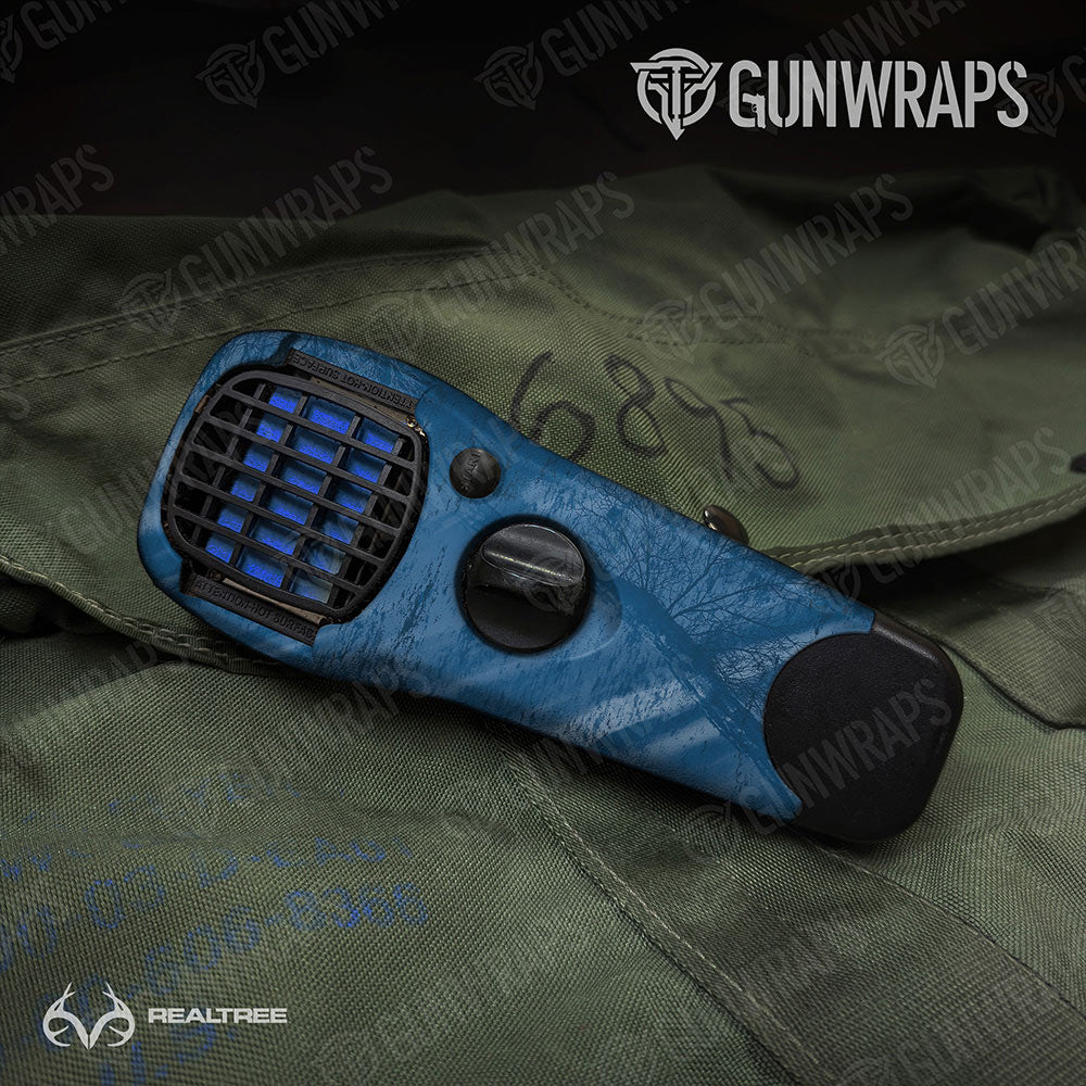 Realtree Fishing Blue Gun Skin Vinyl Wrap