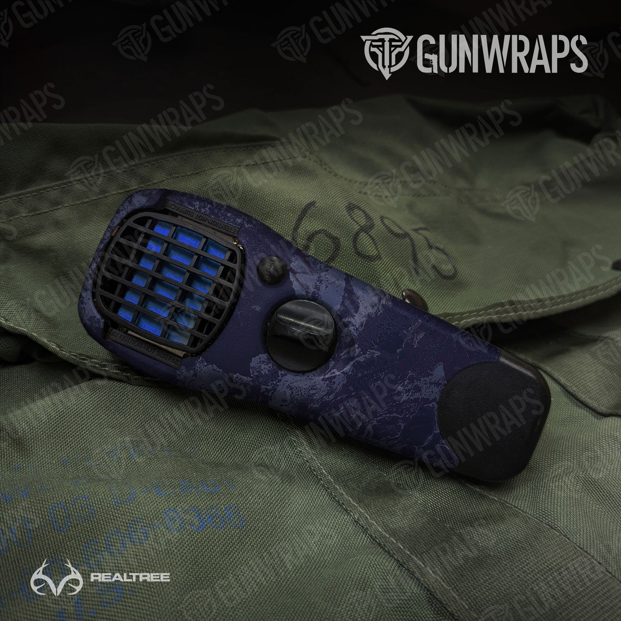 Realtree XTREME Deep Sea Gun Skin Vinyl Wrap