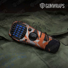 Sharp Orange Tiger Gun Skin Vinyl Wrap