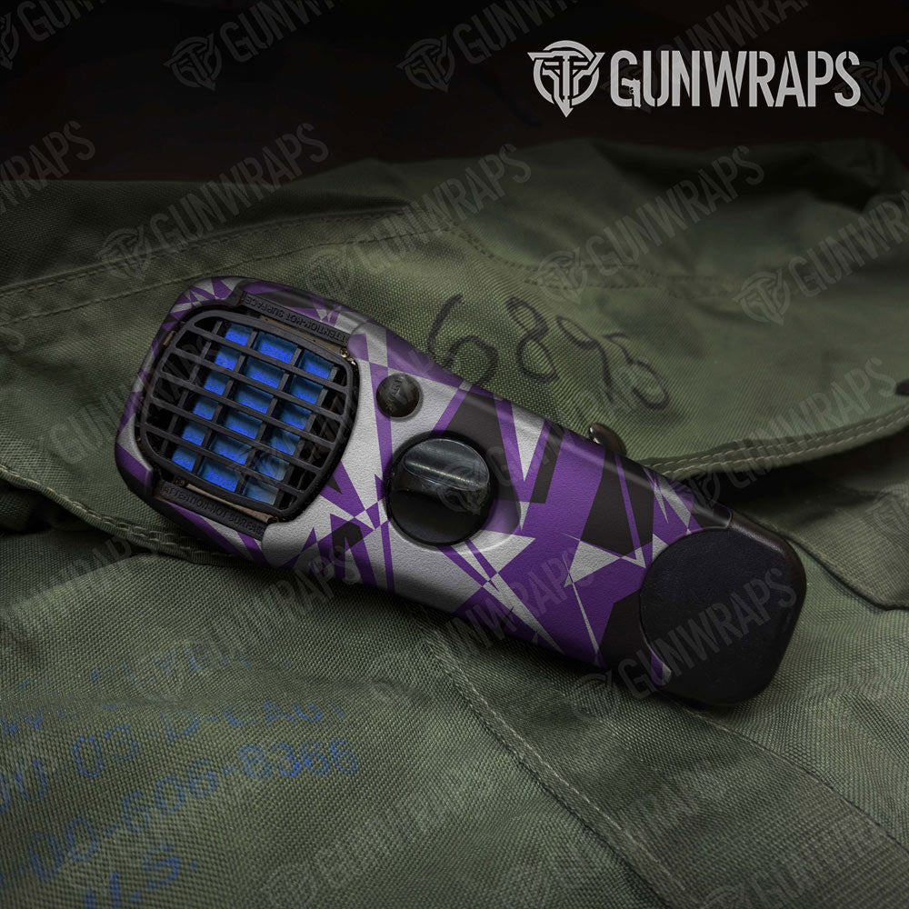 Sharp Purple Tiger Gun Skin Vinyl Wrap
