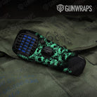 Skull Aquamarine Gun Skin Vinyl Wrap