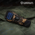 Tie Dye Bleached Black Gun Skin Vinyl Wrap