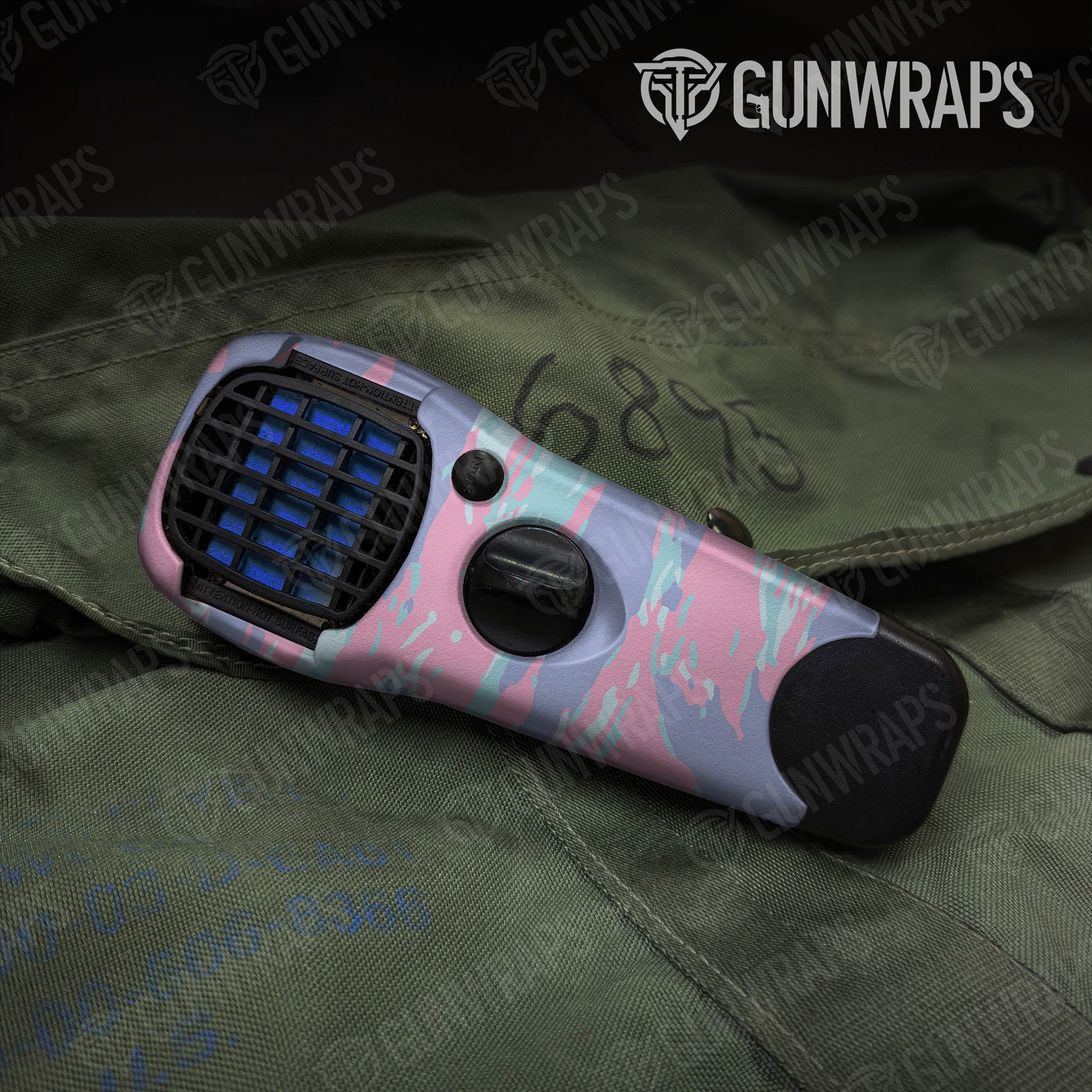 Vietnam Tiger Stripe Cotton Candy Gun Skin Vinyl Wrap