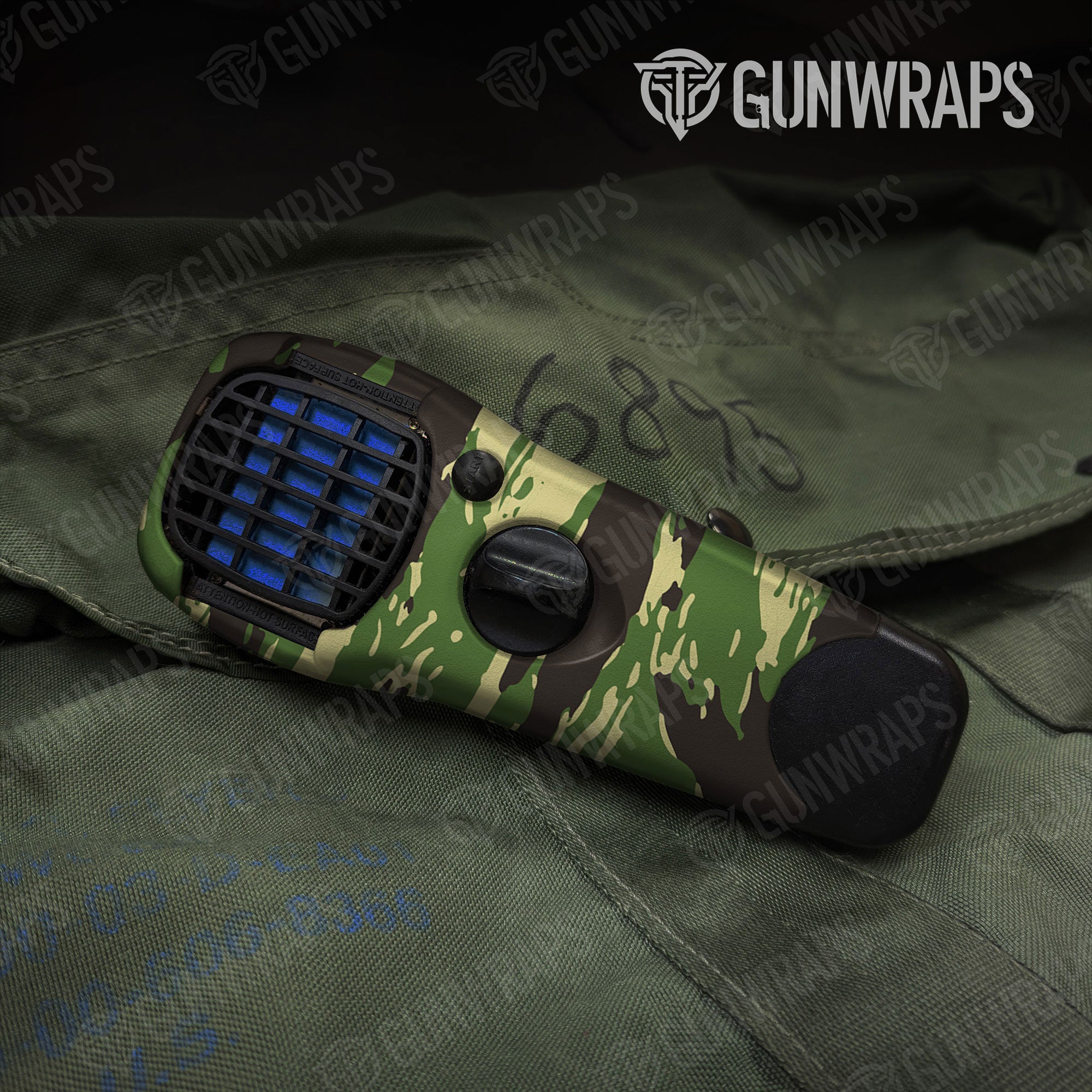 Vietnam Tiger Stripe Jungle Gun Skin Vinyl Wrap