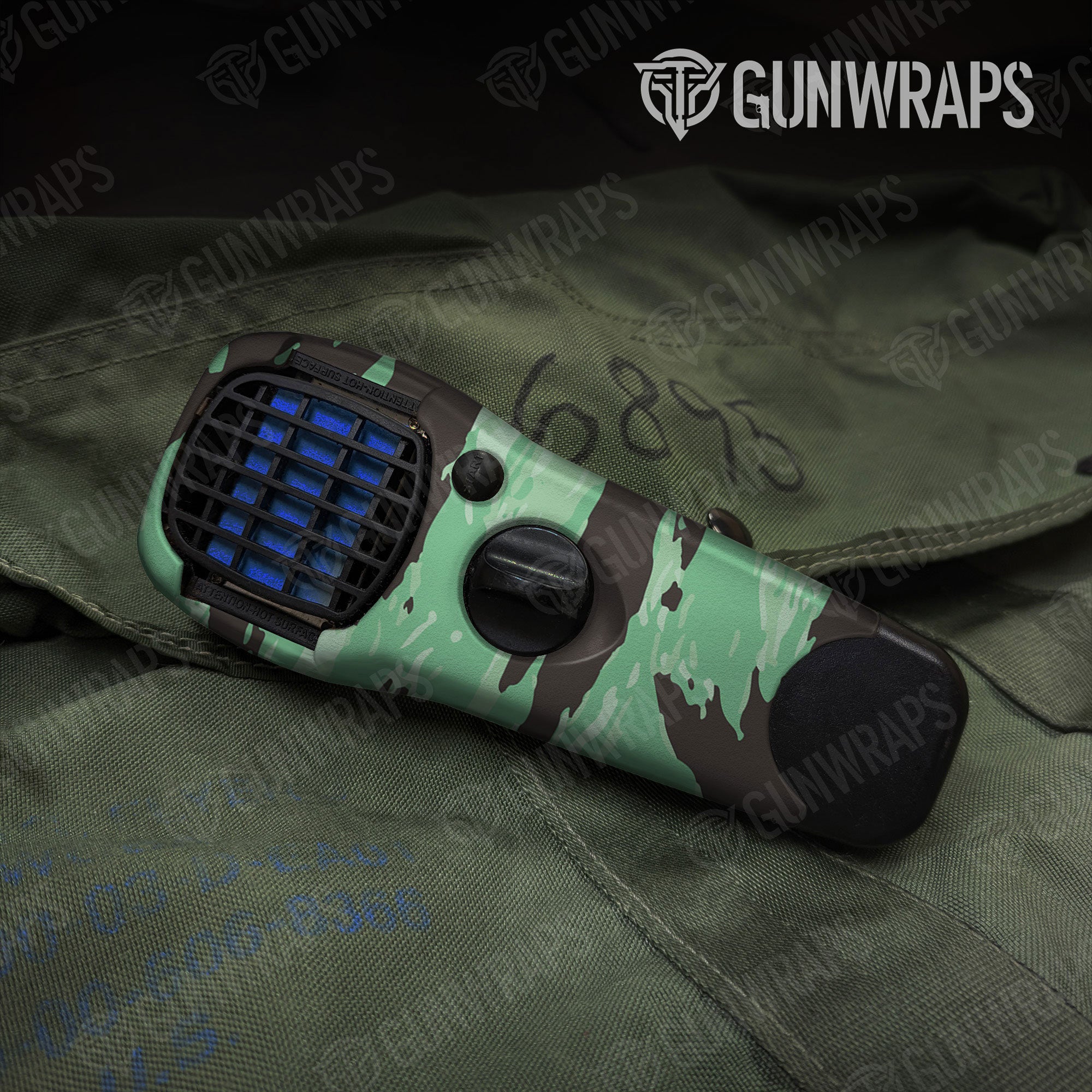 Vietnam Tiger Stripe Mint Chocolate Chip Gun Skin Vinyl Wrap