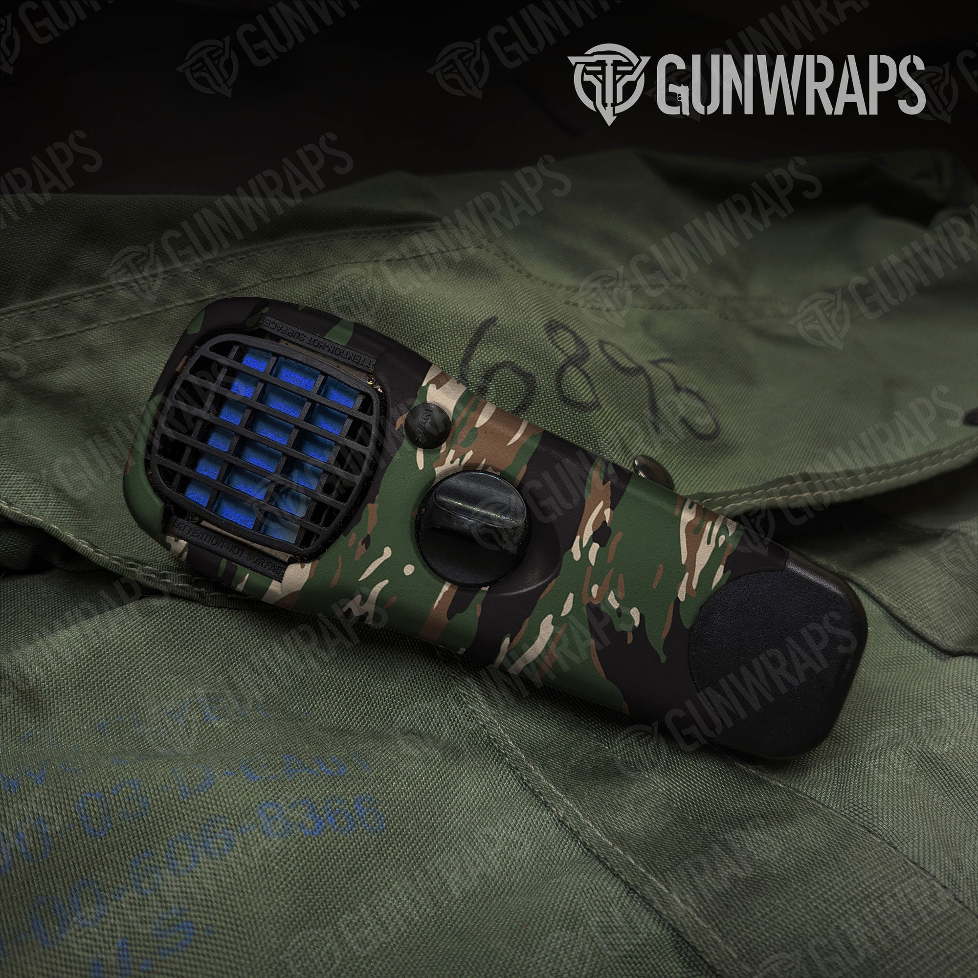 Vietnam Tiger Stripe Woodland Gun Skin Vinyl Wrap