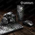 Universal Sheet Broken Plaid Gear Skin Vinyl Wrap Broken Plaid Green Tiger Gear Skin Vinyl Wrap